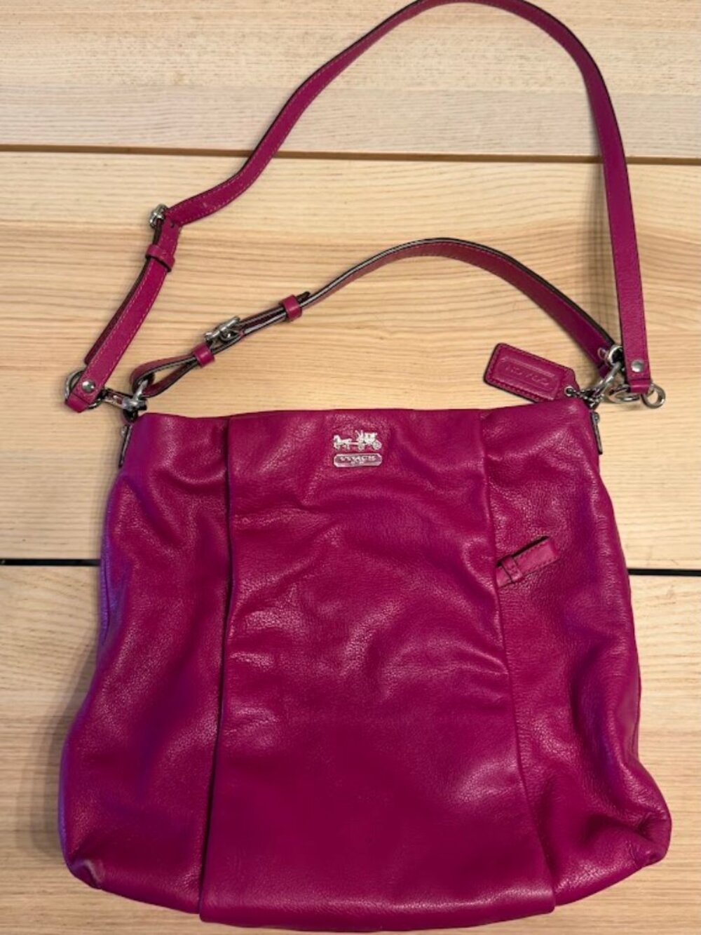 Coach Madison Isabelle Leather Shoulder Bag